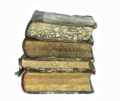 Heap of the old books