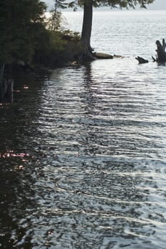 Sunset on Burnt Island Lake in Algonquin Park