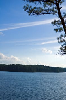 Sunset on McIntosh Lake in Algonquin Park