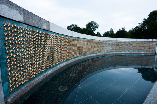 world war II memorial in Washinton DC, USA