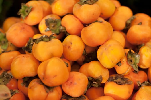 fresh persimmon, tropical fruit