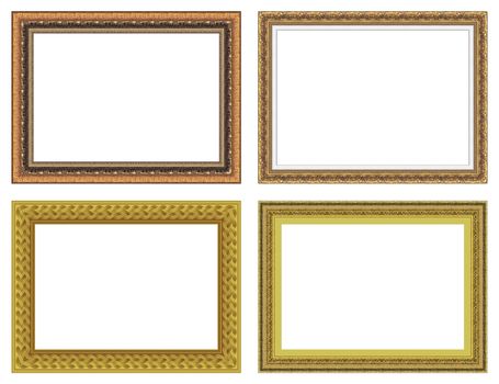 Patterned hollow frames