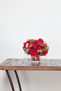 Fabric flowers made by hand with beauty