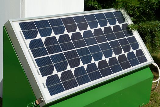 Modern design small solar panel for green, environmentally friendly energy                                