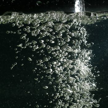 water bubbles macro close up