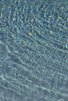 Reflection over water in a swimming pool