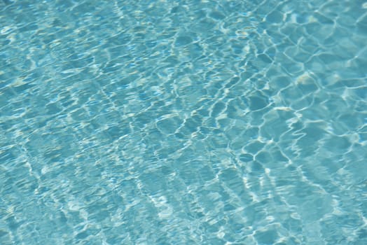 Reflection over water in a swimming pool