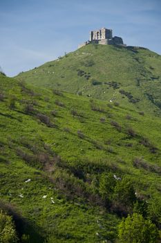 The fort Diamante, one of the most important fortification that protect the hills of Genova.