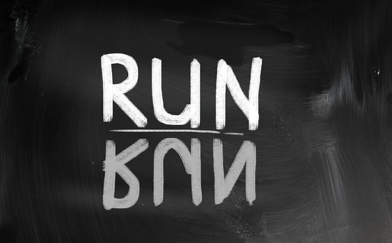 Health concept handwritten with chalk on a blackboard