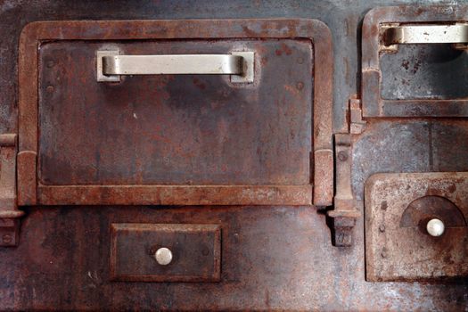 detail of a old and vintage kitchen