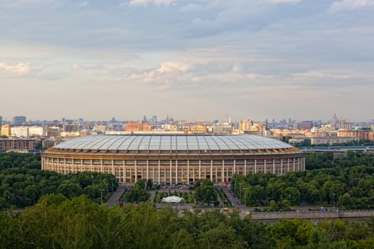 Big sports arena Luzhniki, Moscow, Russia