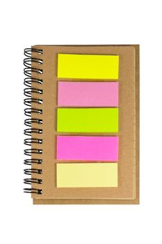 Sticky note isolate on a white background.
