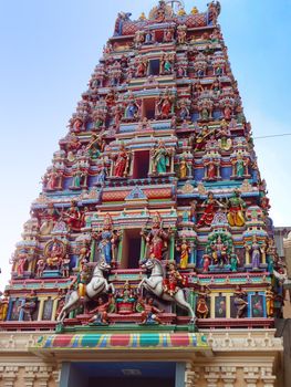 The Sri Mahamariamman Temple is the oldest and richest Hindu temple in Kuala Lumpur.