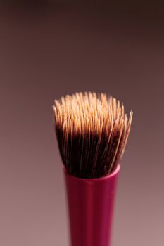 yellow black makeup brushes closeup pictures