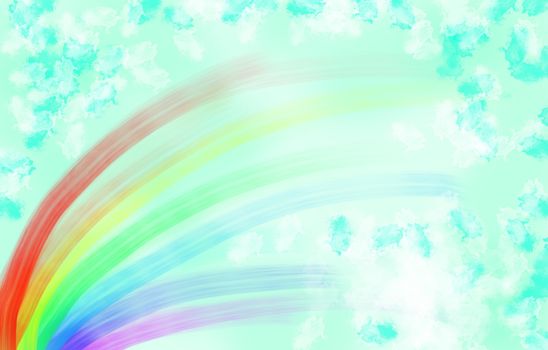Abstract colorful watercolor background.
