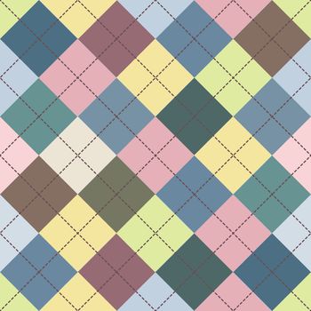 Seamless Argyle Sweater Background