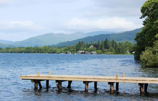 An image of Lake Windermere in the English Lake District.