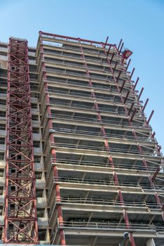 building in Genoa, close to the port