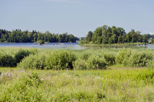 Lake Asnen in southern Sweden