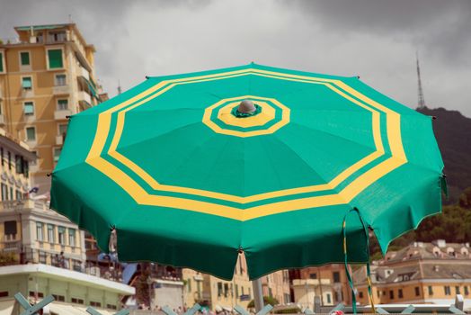 beach umbrella in Camogli