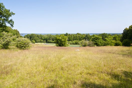 Natural Landscape in southern Sweden