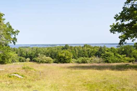 Natural Landscape in southern Sweden