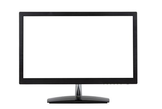 computer monitor isolated on white background