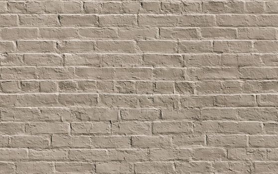 Beige painted brick wall seamlessly tileable background texture
