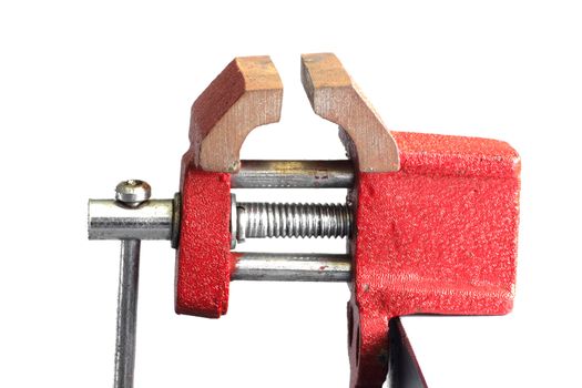 small vise for working on small and light elements