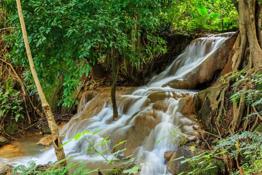 waterfall in national park at Loei  province,Thailand