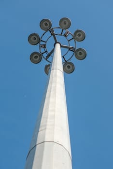 high mast lighting of large squares