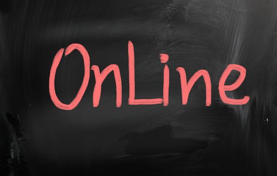 Advertising Concept Handwritten With Chalk On a Blackboard