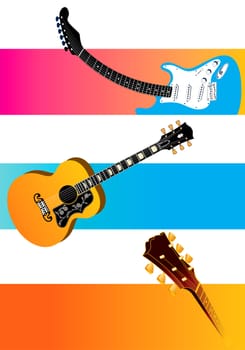 Classy Guitar Vector Banner Design template on which to place your text







Guitar Vector Banner Design template