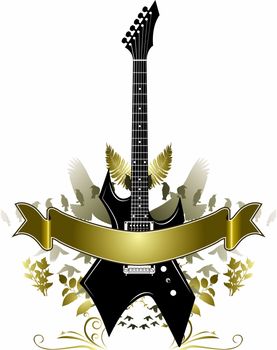 Classy Guitar Vector Banner Design template on which to place your text







Guitar Vector Banner Design template