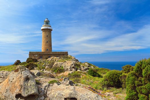 lighthouse in San pietro island, Carloforte, south west sardinia, Italy