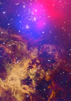 Small part of an infinite star field of space in the Universe.