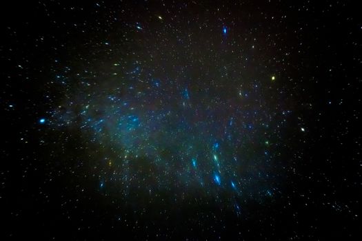 A birthplace of stars... a star cluster nebula.
