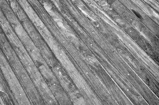 Wooden Boardwalk Background, Weathered and rough textured