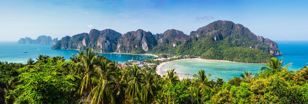 Beautiful view of Phi Phi island from viewpoint