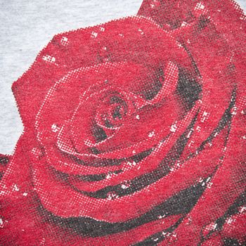 Red Rose Fabric Texture Background