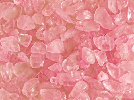 unprocessed  rose quartz stones