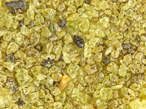 unprocessed peridot stones