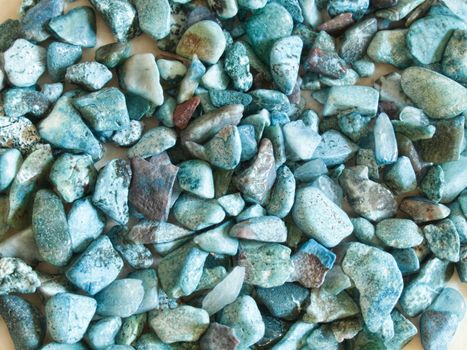 unpolished turquoise stones