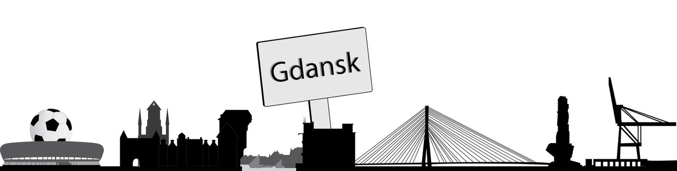 Gdansk skyline