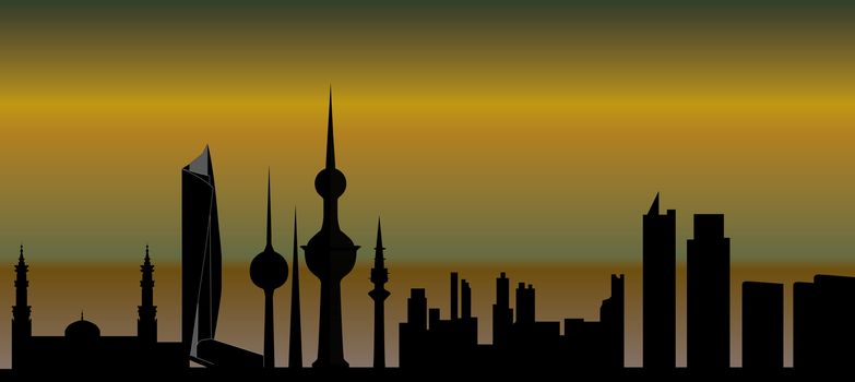 kuwait skyline