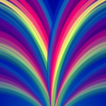 abstract colorful background  rainbow lines like fountain