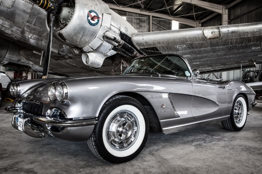 Beautiful classic American automobile - Corvette 1962