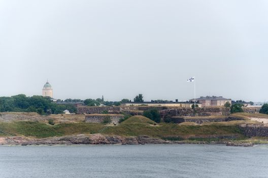 Fortress of Suomenlinna Island near Helsinki. Finland.