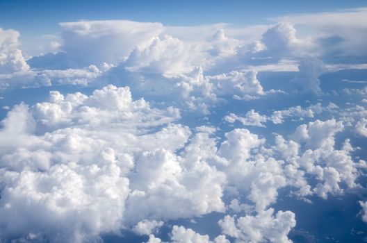 blue sky background with white clouds