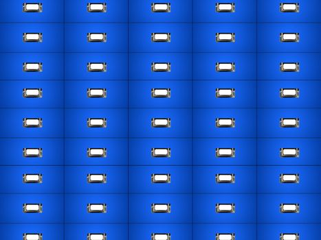 A close up conceptual shot of office filing cabinets